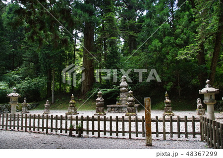 高野山　奥の院　豊臣家 墓所　（ 和歌山県 伊都郡 高野町 ） 48367299