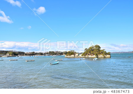 奥松島　海岸沿い　奥松島パークライン 48367473