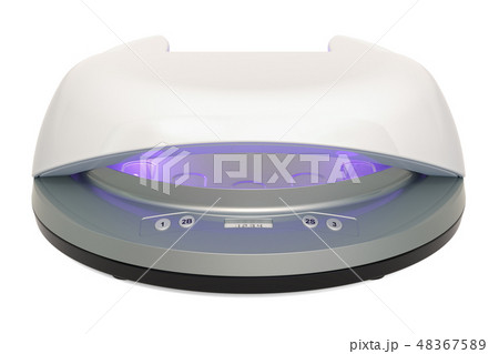 LED Nail Lamp, 3D rendering 48367589