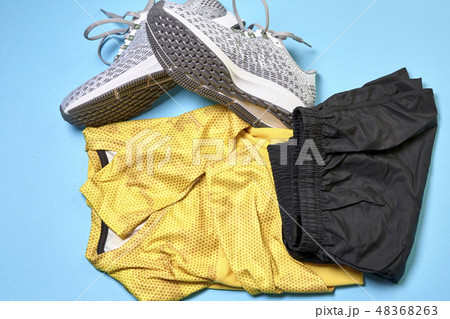 Running shoes and various accessories Running shoes and various accessories 48368263