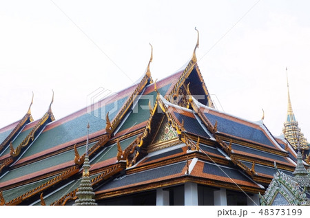 Chapel at Wat Phra Kaew in Bangkok, Thailand Chapel at Wat Phra Kaew in Bangkok, Thailand 48373199