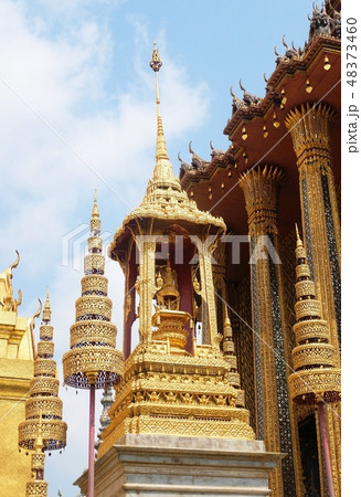 The Golden Crown at Grand Palace, Bangkok Thailand The Golden Crown at Grand Palace, Bangkok Thailand 48373460