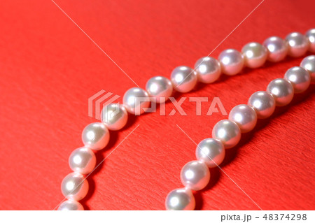 パールのネックレス パールのネックレス 48374298