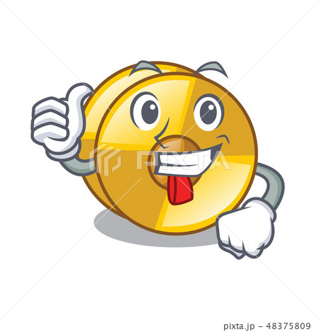Thumbs up cyamblas in the a mascot room 48375809