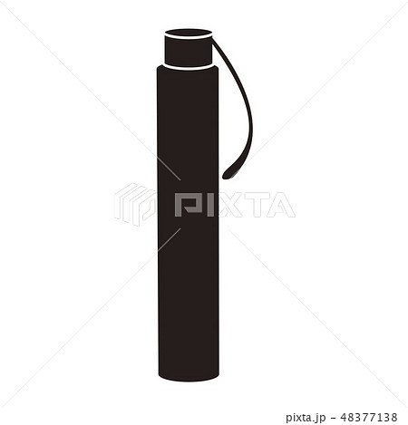 折りたたみ傘のイラスト素材