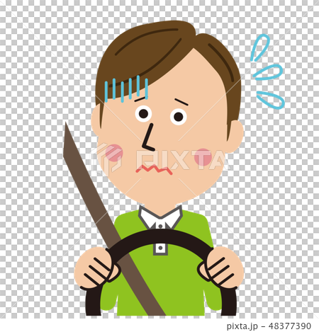 Pop men scared during driving 48377390