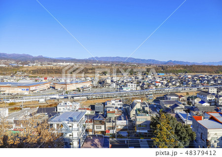 【山梨県韮崎市】平和観音公園からの眺望 【山梨県韮崎市】平和観音公園からの眺望 48379412