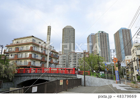 東京・下町・佃島 48379669