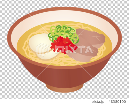 ソーキそば 沖縄郷土料理のイラスト素材