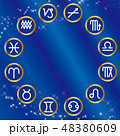 黄道１２星座　アイコンセット（占星術、星占い） 48380609