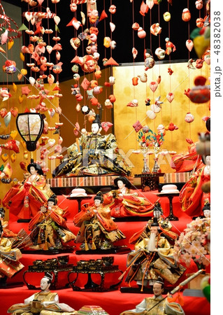 伊豆稲取の雛の館(雛人形と雛のつるし飾り)の写真素材 伊豆稲取の雛の館(雛人形と雛のつるし飾り)の写真素材