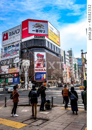 札幌都市風景 市電周辺風景 すすきの ススキノ 薄野 札幌都市風景 市電周辺風景 すすきの ススキノ 薄野 48382332