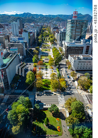 札幌都市風景 テレビ塔からの眺め 48382768
