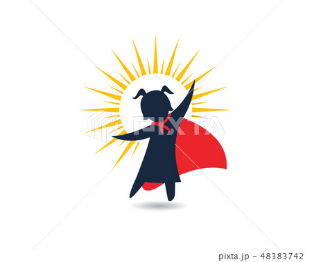 kids super concept icon design 48383742