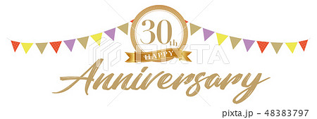 30周年アニバーサリーデコ 30周年アニバーサリーデコ 48383797