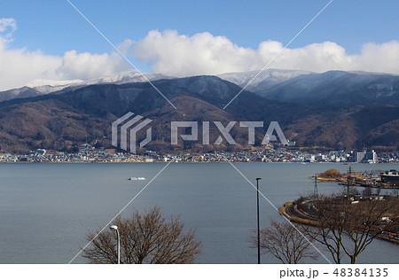 諏訪湖SA(下り)から望む諏訪湖 48384135