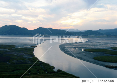 韓国 風景 順天湾 48385366