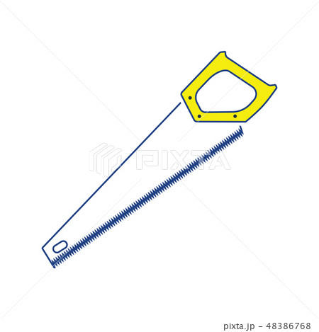 Icon of hand saw 48386768