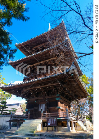 道成寺 三重塔 道成寺 三重塔 48387183