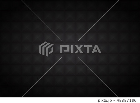 Abstract 3D black geometric polygon pattern Abstract 3D black geometric polygon pattern 48387186
