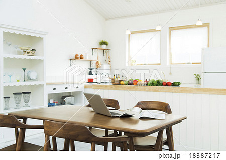 キッチン　台所　カウンターキッチン　住まい 48387247