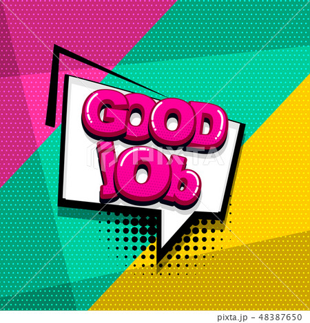 Pop art comic text 48387650