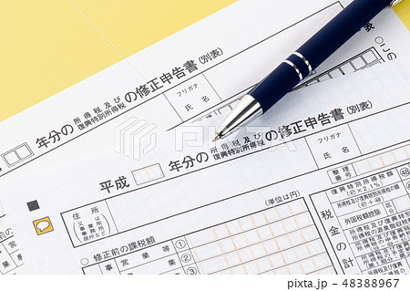 修正申告書 48388967