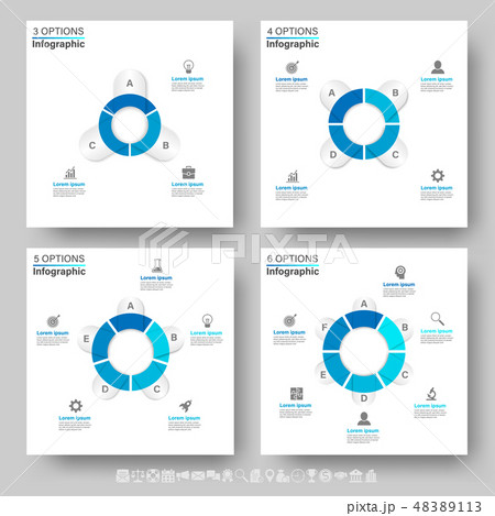 Abstract 3D Paper Infographic. Abstract 3D Paper Infographic. 48389113