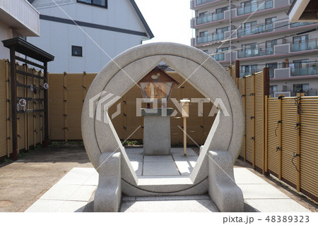 神戸市須磨区の智慧の道弘天さんの「くぐり輪」 48389323