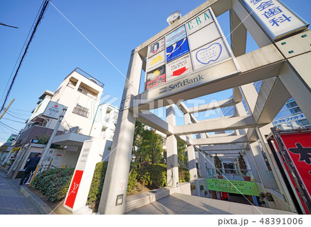日本の東京都市景観 東急電鉄 用賀駅(南口)などを望む 日本の東京都市景観 東急電鉄 用賀駅(南口)などを望む 48391006
