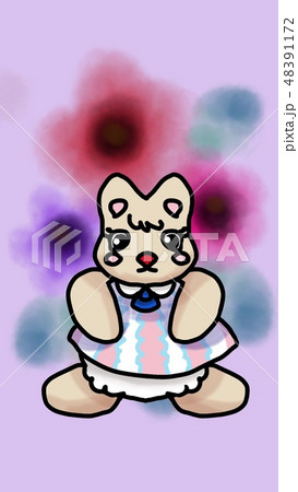 ウサギキャラクター 48391172