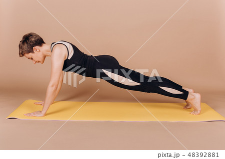 girl sport fitness yoga pilates carimat exercises 48392881