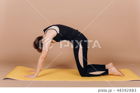 girl sport fitness yoga pilates carimat exercises 48392883