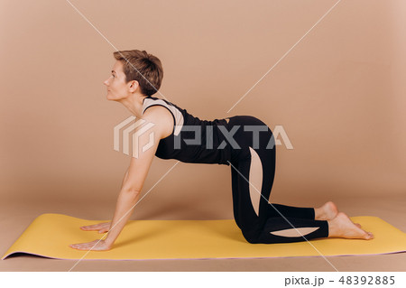 girl sport fitness yoga pilates carimat exercises 48392885