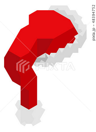 Santa Claus Hat Geometric Christmas Illustration Santa Claus Hat Geometric Christmas Illustration 48394752