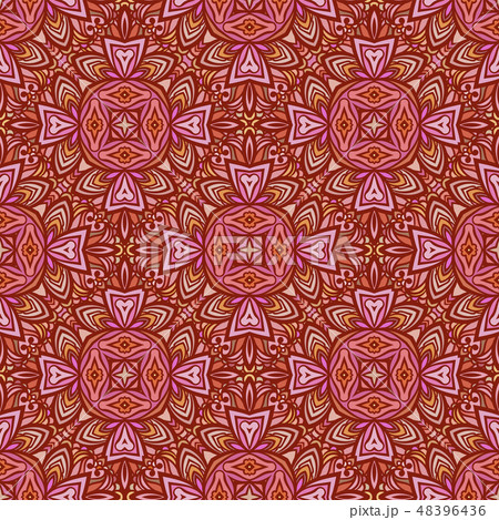 Seamless pattern in Moroccan style mosaic tile Seamless pattern in Moroccan style mosaic tile 48396436