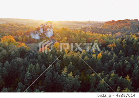 unique Okiennik rock in Poland 48397014