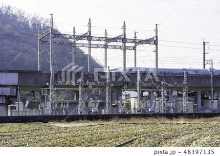 山陽新幹線　給電点　広島　竹原　国道432号沿い 48397135