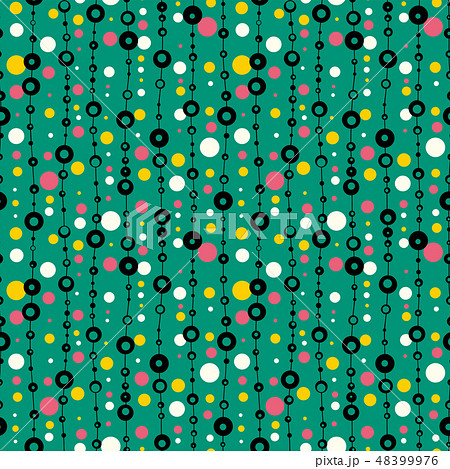 幾何学パターン-シームレス 48399976