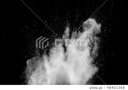 White dust particles splash.Color Holi Festival. White dust particles splash.Color Holi Festival. 48401368