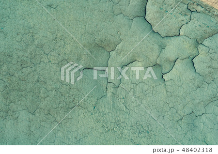 background of old dirty faded green paint cracked background of old dirty faded green paint cracked 48402318