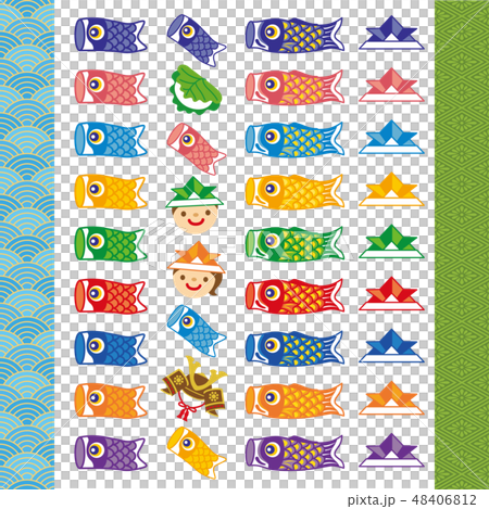 Children's Day Festival at Otoro Koinobori Advertisement Illustration Children's Day Festival at Otoro Koinobori Advertisement Illustration 48406812