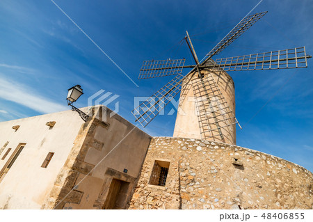 Windmill of Es Jonquet in Palma de Mallorca Windmill of Es Jonquet in Palma de Mallorca 48406855