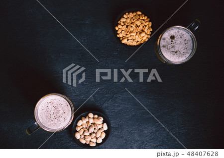 beer and snacks. bar table. restaurant, pub, party 48407628