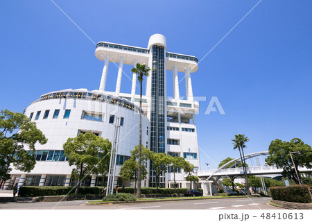 名古屋都市風景　名古屋港　ポートビル 48410613