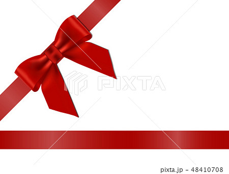 Beautiful red bow Beautiful red bow 48410708