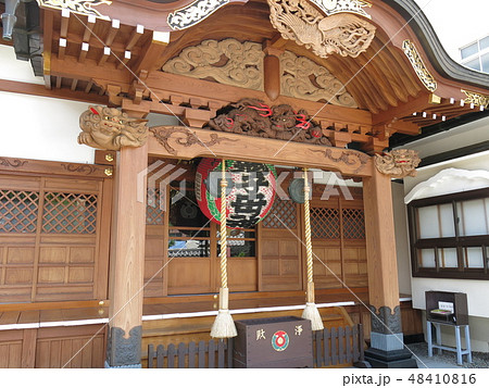 台東区の入谷鬼子母神（本堂） 48410816