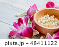 jasmine,orchid in scented water,Songkran Festival 48411122