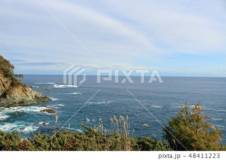 崎山自然観察路、休憩所からの眺め 48411223