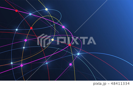 Internet connection, abstract sense of science 48411334